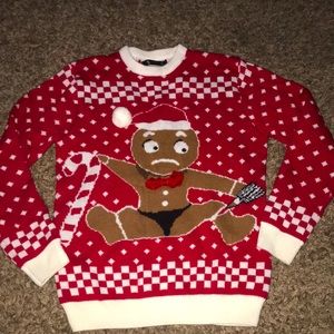 Womens Gingerbread Xmas sweater